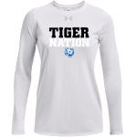 Crow Tigers <span class="pdp-name-mascot">Crow Middle School Tigers</span> UA Women's Tech Team Long Sleeve T-Shirt Front Thumbnail