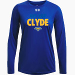 CLYDE HIGH SCHOOL FLIERS <span class="pdp-name-mascot">CLYDE FLIERS</span> UA Women's Team Tech Long Sleeve T-Shirt Front Thumbnail