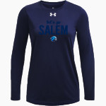Salem Falcons <span class="pdp-name-mascot">Salem School District Falcons</span> UA Women's Team Tech Long Sleeve T-Shirt Front Thumbnail