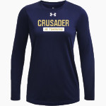 Bishop Heelan Crusaders UA Women's Team Tech Long Sleeve T-Shirt Front Thumbnail