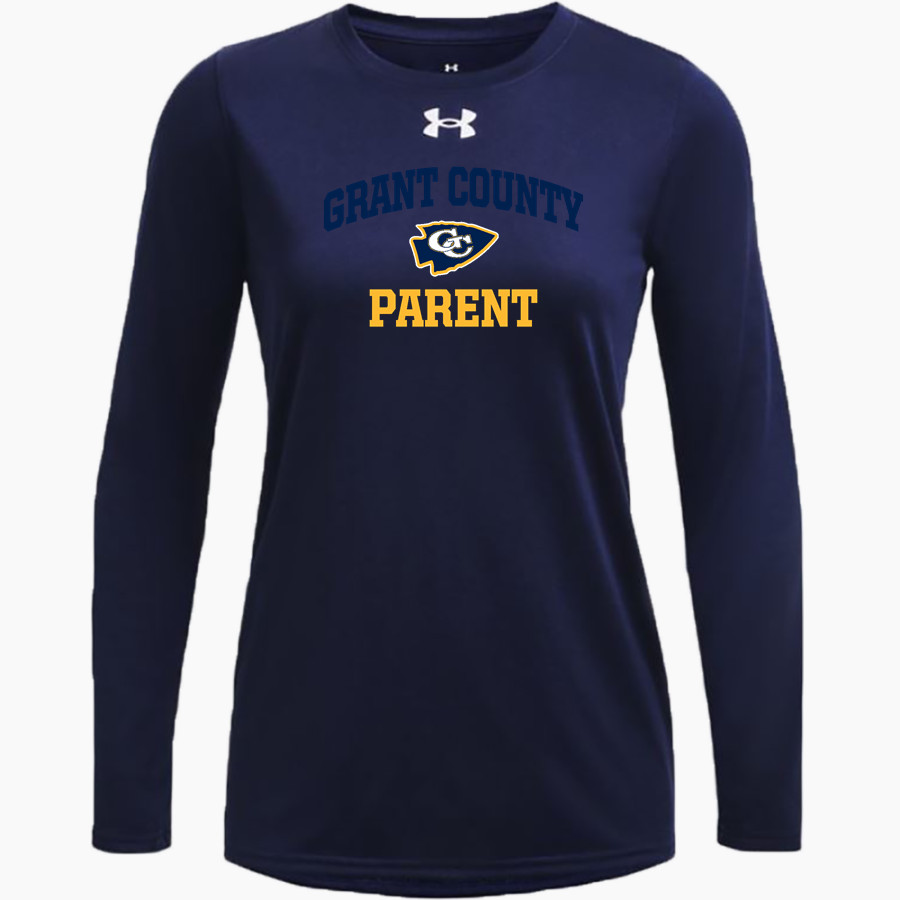 Grant County Braves The Official Online Store <span class="pdp-name-mascot">Grant County Braves</span> UA Women's Team Tech Long Sleeve T-Shirt