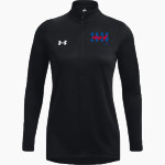 ISAAC Dragons UA Women's Team Tech Long Sleeve Half Zip Front Thumbnail