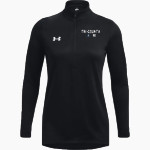 Tri-County Titans UA Women's Team Tech Long Sleeve Half Zip Front Thumbnail