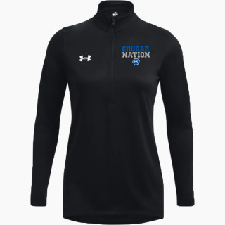 UA Women's Team Tech Long Sleeve Half Zip
