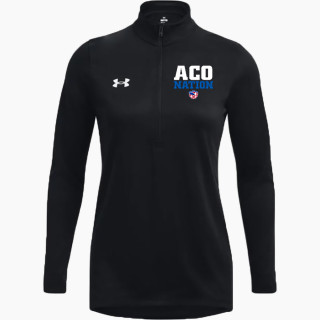 UA Women's Team Tech Long Sleeve Half Zip