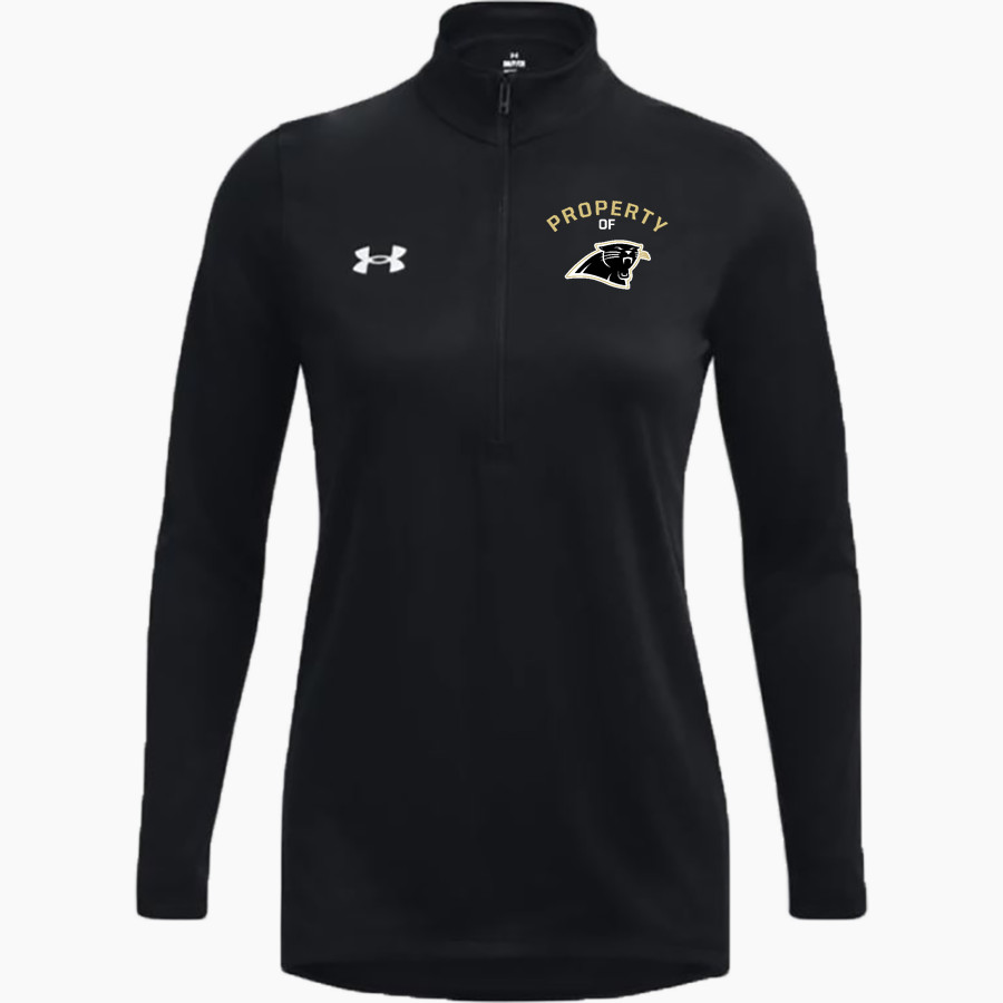HACKLEBURG HIGH SCHOOL PANTHERS <span class="pdp-name-mascot">HACKLEBURG PANTHERS</span> UA Women's Team Tech Long Sleeve Half Zip