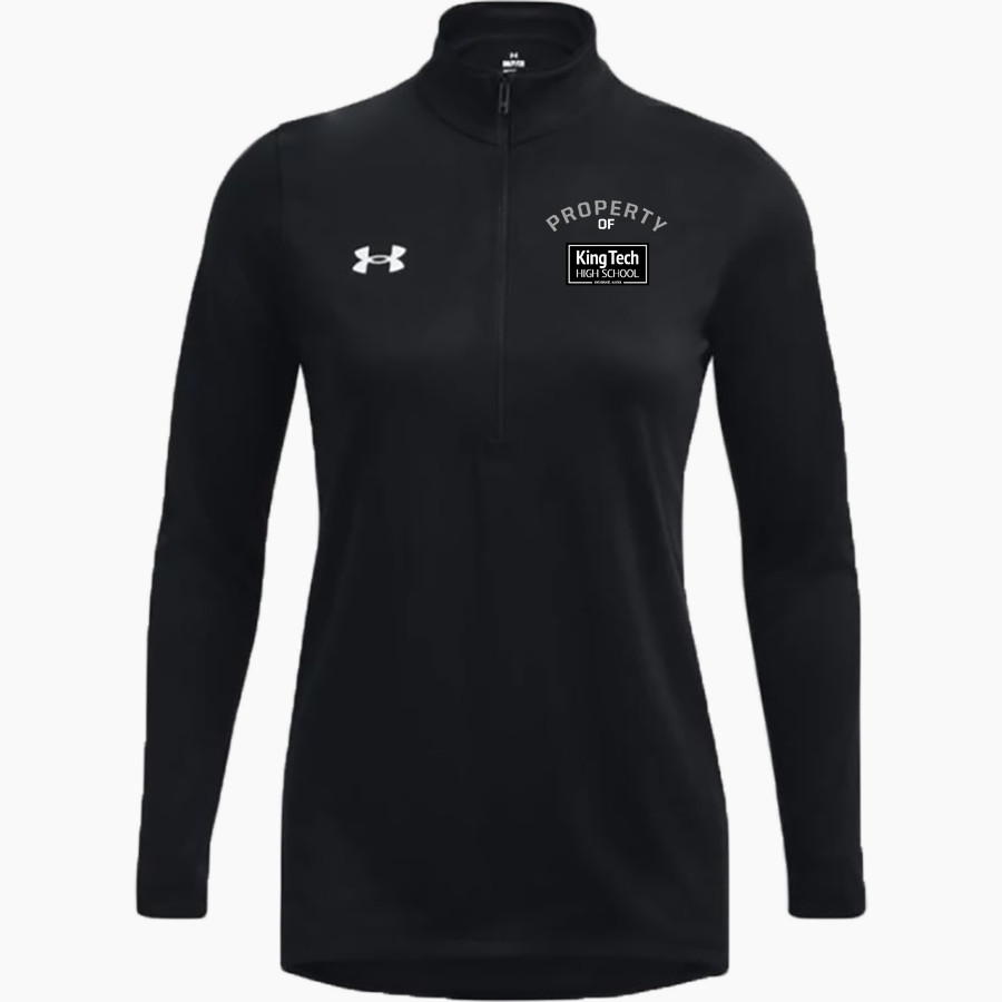 King Tech High School Online Apparel Store UA Women's Team Tech Long Sleeve Half Zip