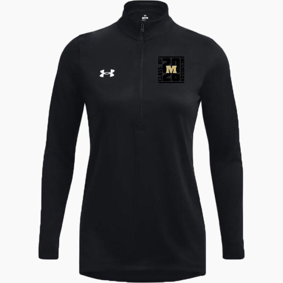 MCGREGOR HIGH SCHOOL BULLDOGS UA Women's Team Tech Long Sleeve Half Zip