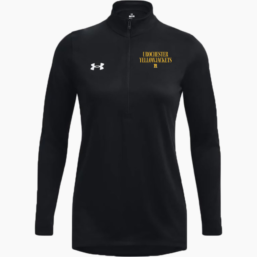 Rochester YellowJackets <span class="pdp-name-mascot">University of Rochester Athletics</span> UA Women's Team Tech Long Sleeve Half Zip
