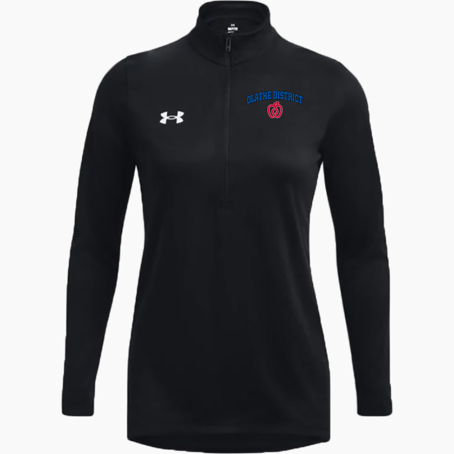 Olathe District Schools School District <span class="pdp-name-mascot">Olathe District S School District</span> UA Women's Team Tech Long Sleeve Half Zip