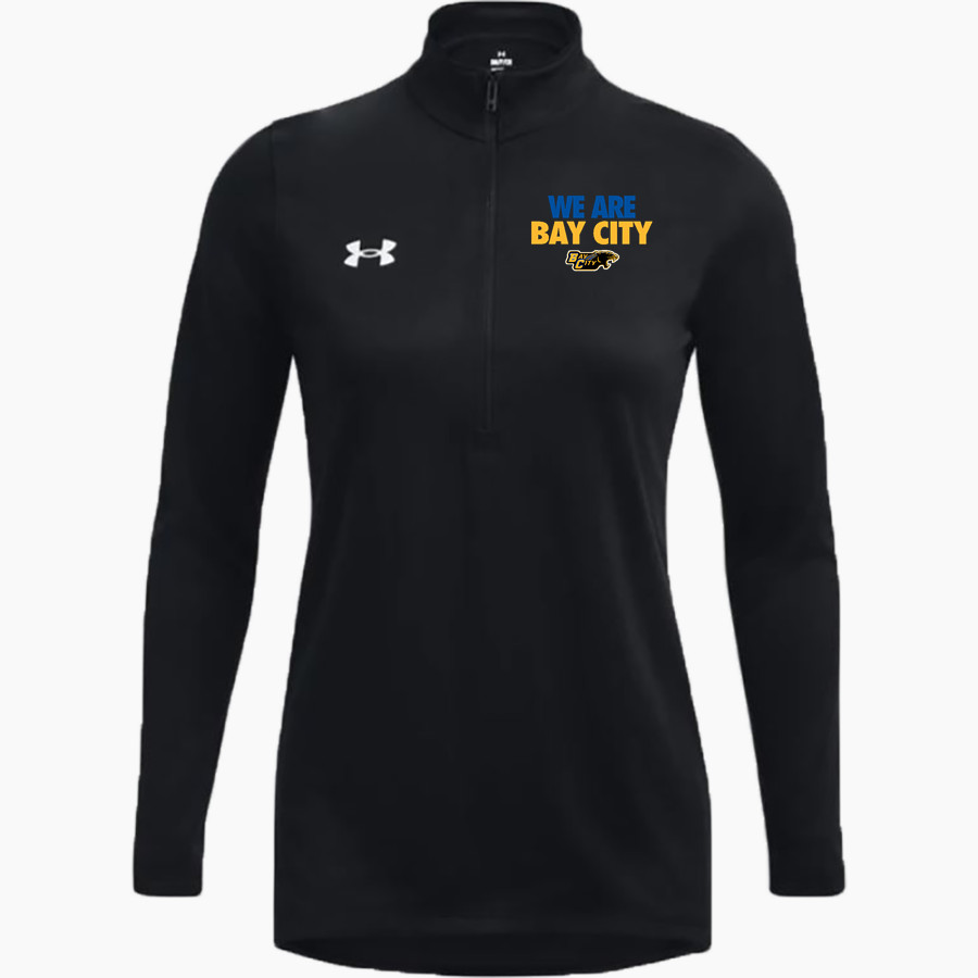 <span class="pdp-name-mascot">Bay City Blackcats</span> UA Women's Team Tech Long Sleeve Half Zip
