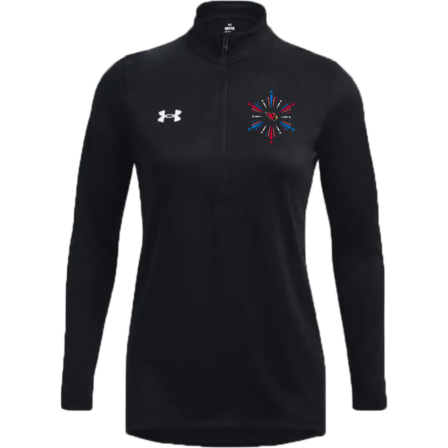 PLAINFIELD HIGH SCHOOL CARDINALS <span class="pdp-name-mascot">PLAINFIELD CARDINALS</span> UA Women's Tech Team Long Sleeve Half Zip