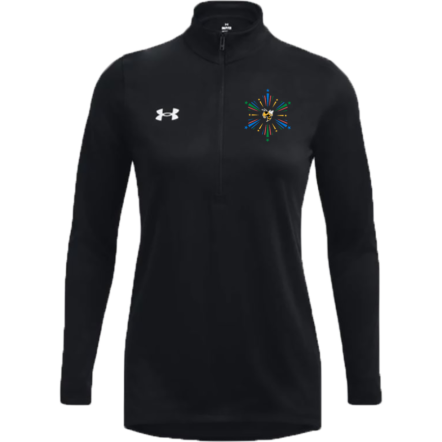 WINDSOR HIGH SCHOOL YELLOW JACKETS <span class="pdp-name-mascot">WINDSOR YELLOW JACKETS</span> UA Women's Tech Team Long Sleeve Half Zip