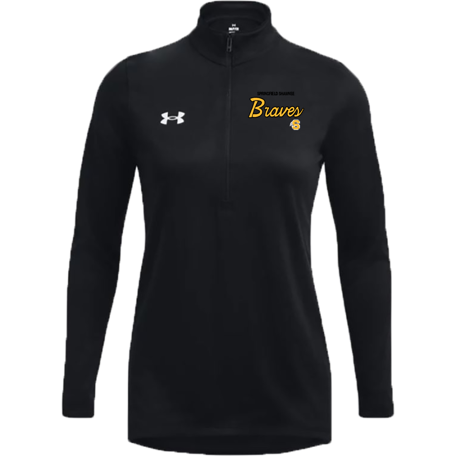 SPRINGFIELD SHAWNEE HIGH SCHOOL BRAVES <span class="pdp-name-mascot">SPRINGFIELD SHAWNEE BRAVES</span> UA Women's Team Tech Long Sleeve Half Zip