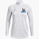 Porter Pandas official sideline store <span class="pdp-name-mascot">Porter Elementary School Pandas</span> UA Women's Team Tech Long Sleeve Half Zip Front Thumbnail