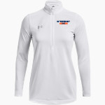 Mark Twain Dual Language Academy Lobos UA Women's Team Tech Long Sleeve Half Zip Front Thumbnail