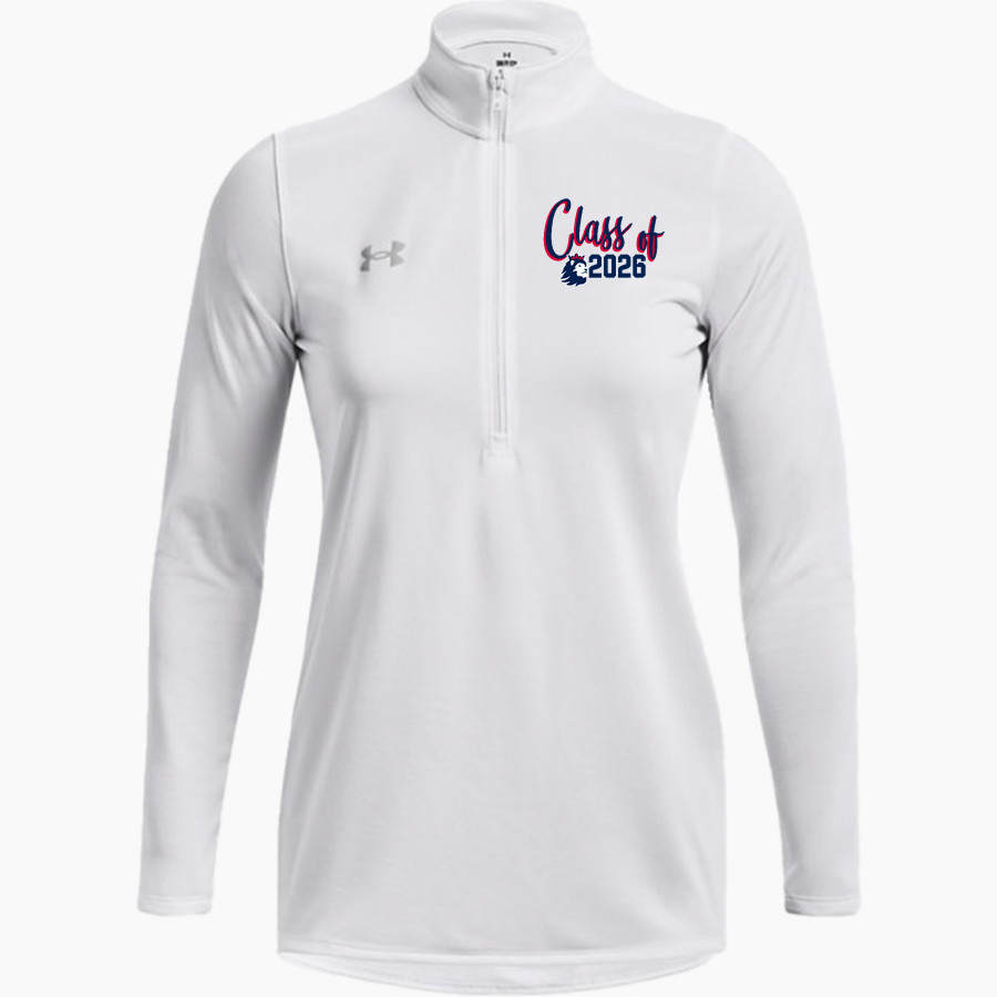 RICHLAND ROYALS The Official Online Store <span class="pdp-name-mascot">RICHLAND REBELS</span> UA Women's Team Tech Long Sleeve Half Zip