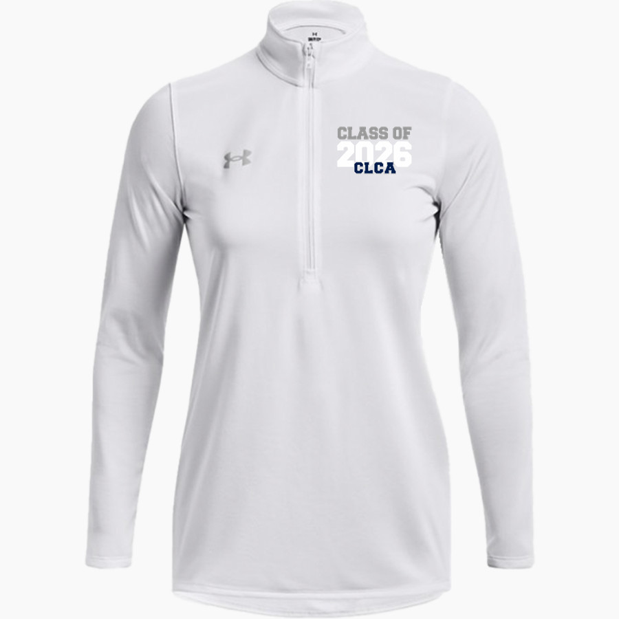 Crown of Life Knights <span class="pdp-name-mascot">Crown of Life Christian Academy Knights</span> UA Women's Team Tech Long Sleeve Half Zip