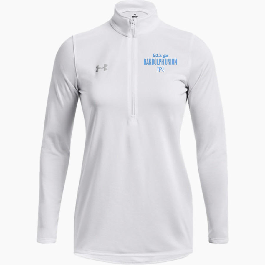 RANDOLPH UNION GALLOPING GHOSTS WE BELIEVE IN GHOSTS UA Women's Team Tech Long Sleeve Half Zip
