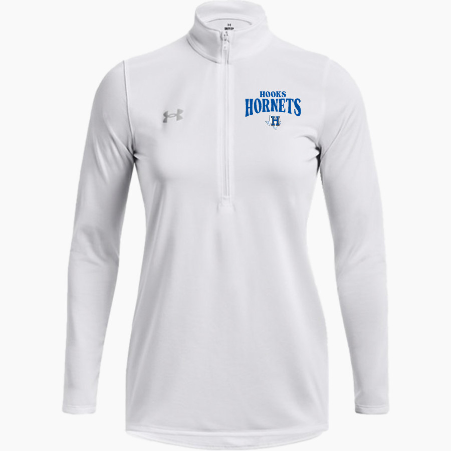 HOOKS HIGH SCHOOL HORNETS <span class="pdp-name-mascot">HOOKS HORNETS</span> UA Women's Team Tech Long Sleeve Half Zip