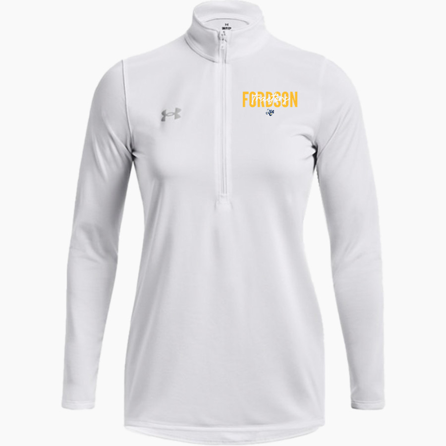 FORDSON HIGH SCHOOL TRACTORS ONLINE STORE <span class="pdp-name-mascot">FORDSON TRACTORS</span> UA Women's Team Tech Long Sleeve Half Zip