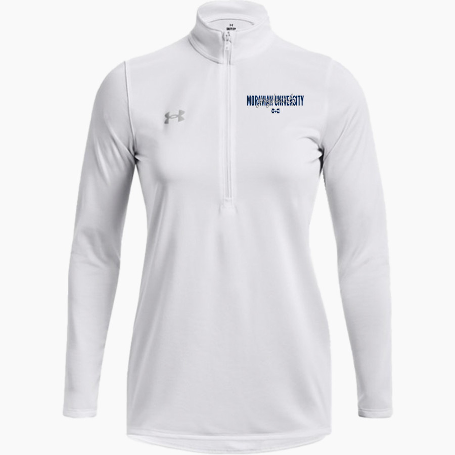 Moravian University Greyhounds <span class="pdp-name-mascot">Moravian University Greyhounds</span> UA Women's Team Tech Long Sleeve Half Zip