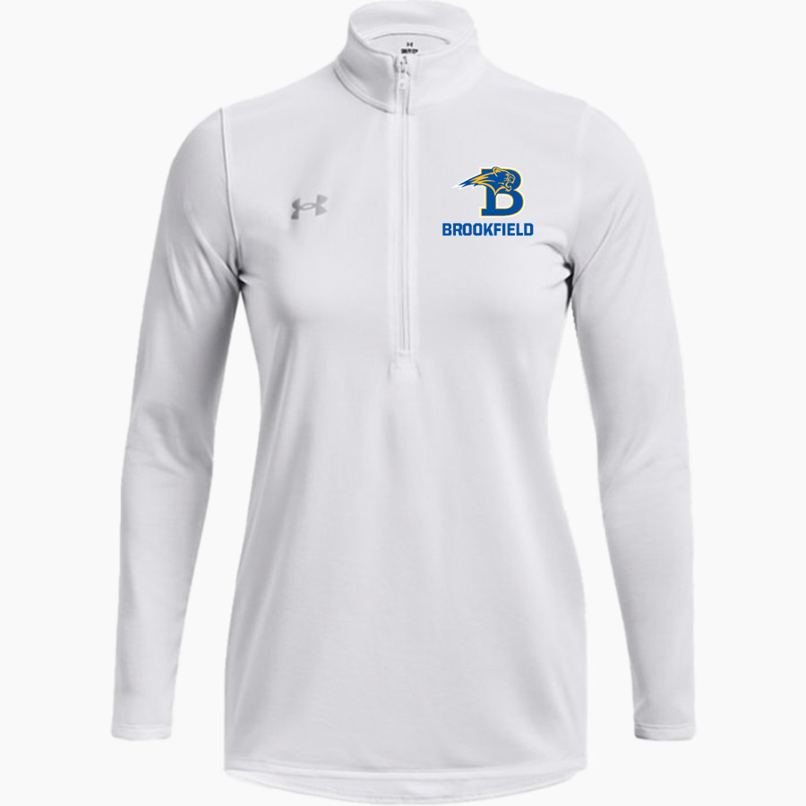BROOKFIELD HIGH SCHOOL BOBCATS <span class="pdp-name-mascot">BROOKFIELD BOBCATS</span> UA Women's Team Tech Long Sleeve Half Zip