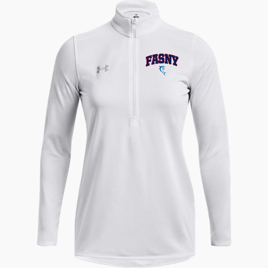 French-American School of New York - Online Store <span class="pdp-name-mascot">French-American School Sharks</span> UA Women's Team Tech Long Sleeve Half Zip