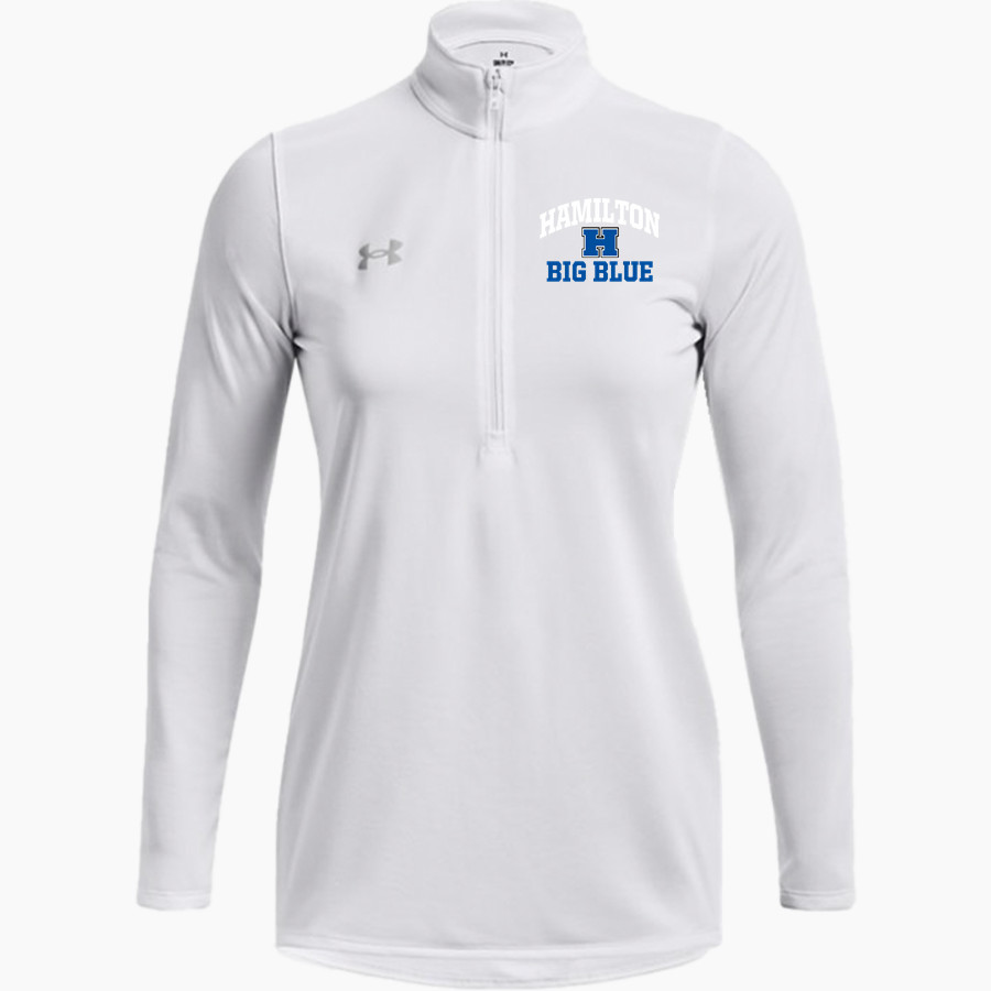 Hamilton Big Blue <span class="pdp-name-mascot">Hamilton Bull Dogs</span> UA Women's Team Tech Long Sleeve Half Zip