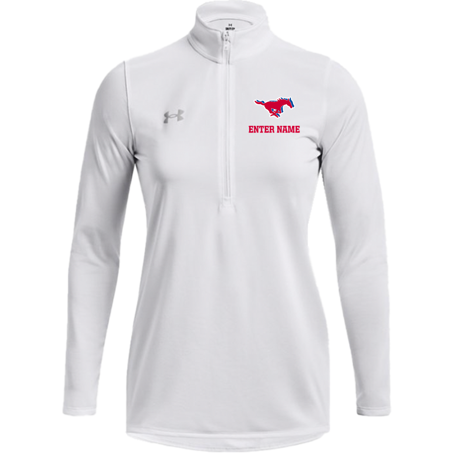 NIXON-SMILEY HIGH SCHOOL MUSTANGS <span class="pdp-name-mascot">NIXON - SMILEY MUSTANGS</span> UA Women's Team Tech Long Sleeve Half Zip