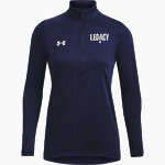 Legacy Eagles UA Women's Team Tech Long Sleeve Half Zip Front Thumbnail