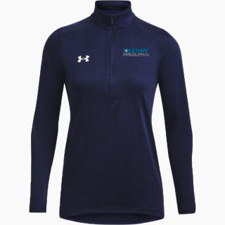 UA Women's Team Tech Long Sleeve Half Zip