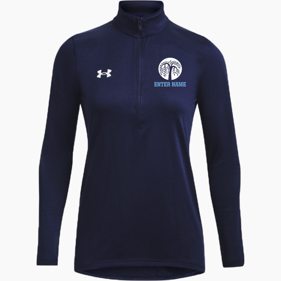 WILLOWS ACADEMY Eagles <span class="pdp-name-mascot">Willows Eagles</span> UA Women's Team Tech Long Sleeve Half Zip