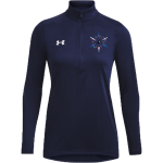 Adams Lions <span class="pdp-name-mascot">Adams Lions</span> UA Women's Team Tech Long Sleeve Half Zip Front Thumbnail
