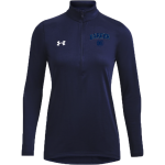 Barker Wolves <span class="pdp-name-mascot">Barker Wolves</span> UA Women's Team Tech Long Sleeve Half Zip Front Thumbnail