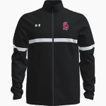 Somers Softball Spartans UA Men's Team Knit Warm-Up Full Zip Jacket Front Thumbnail