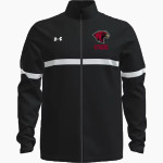 ATHENS HIGH SCHOOL RED HAWKS UA Men's Team Knit Warm-Up Full Zip Jacket Front Thumbnail