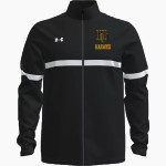 HARWOOD UNION HIGH SCHOOL HIGHLANDERS UA Men's Team Knit Warm-Up Full Zip Jacket Front Thumbnail