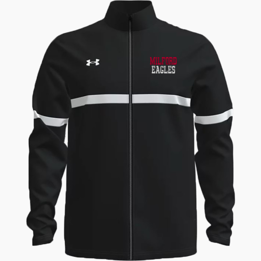 Milford Eagles <span class="pdp-name-mascot">Milford Eagles</span> UA Men's Team Knit Warm-Up Full Zip Jacket