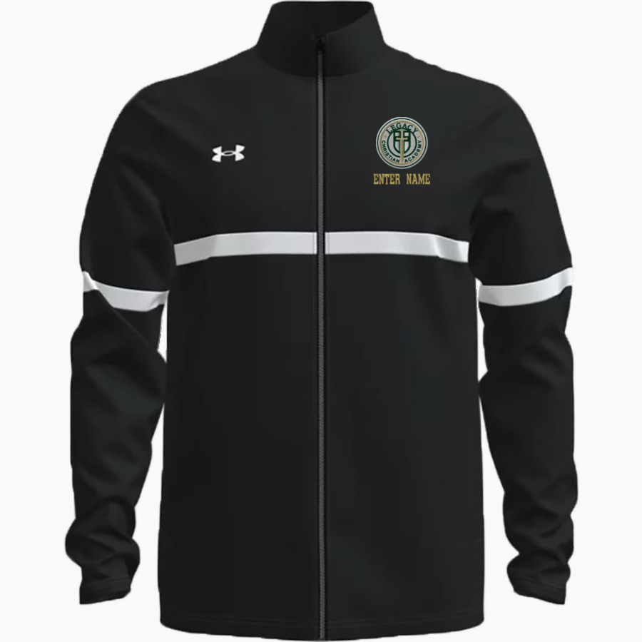 LEGACY CHRISTIAN WARRIORS <span class="pdp-name-mascot">LEGACY WARRIORS</span> UA Men's Team Knit Warm-Up Full Zip Jacket