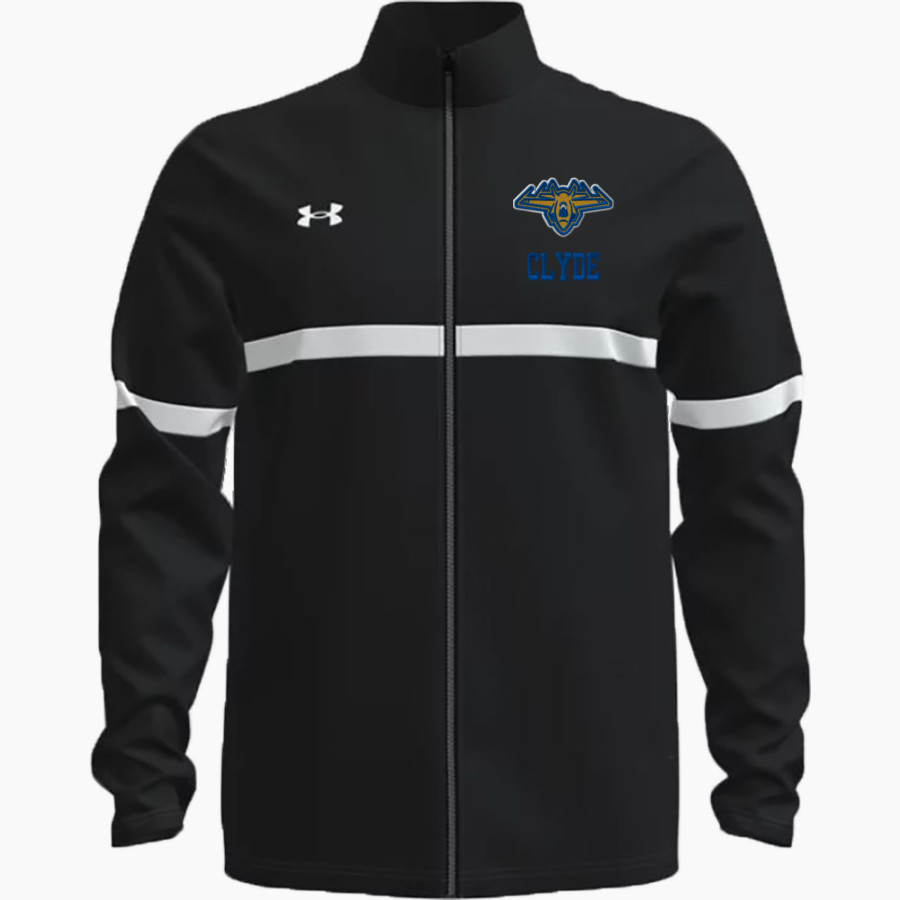 CLYDE HIGH SCHOOL FLIERS <span class="pdp-name-mascot">CLYDE FLIERS</span> UA Men's Team Knit Warm-Up Full Zip Jacket
