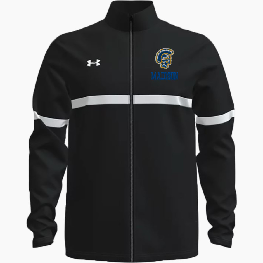 MADISON HIGH SCHOOL TROJANS <span class="pdp-name-mascot">MADISON TROJANS</span> UA Men's Team Knit Warm-Up Full Zip Jacket