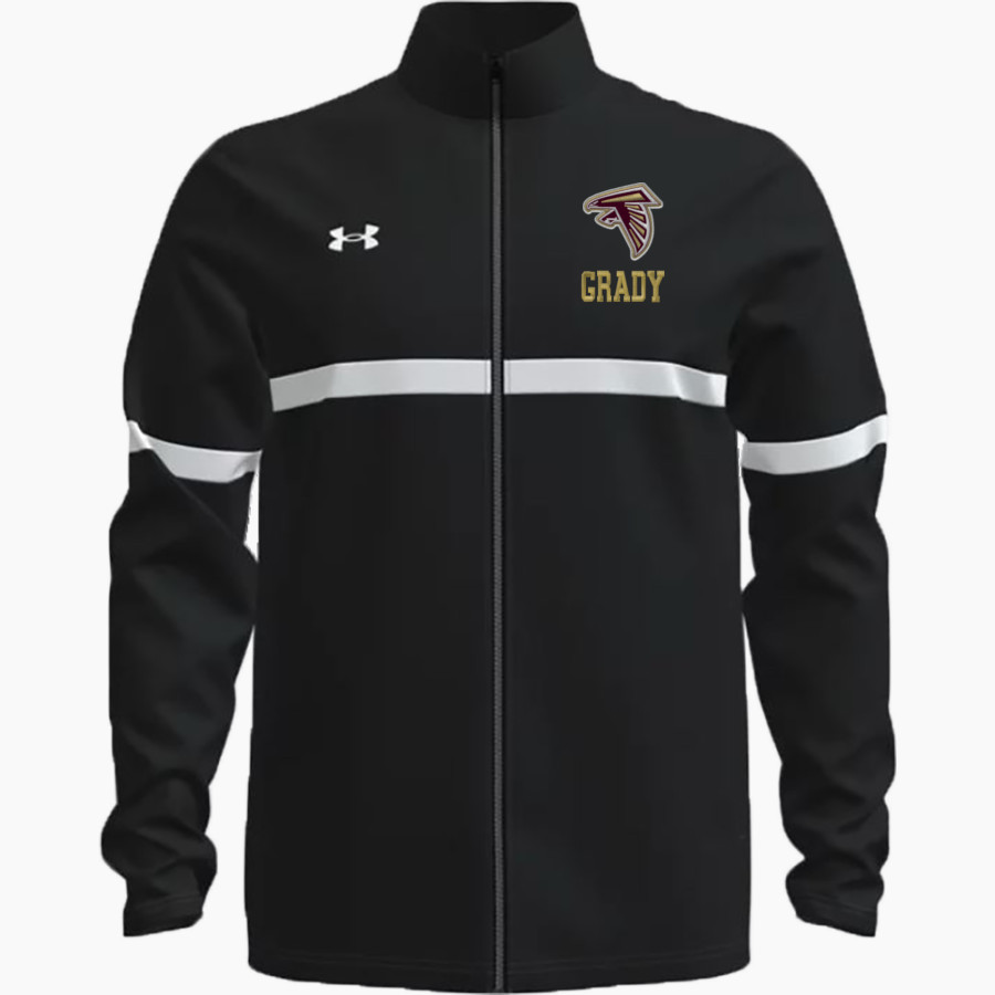 WM E GRADY VOC TECH SCHOOL FALCONS UA Men's Team Knit Warm-Up Full Zip Jacket