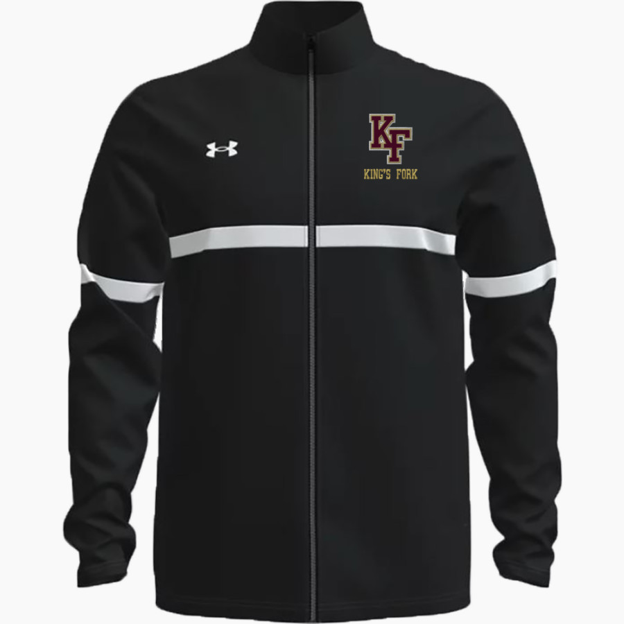KING'S FORK HIGH SCHOOL BULLDOGS <span class="pdp-name-mascot">KINGS FORK BULLDOGS</span> UA Men's Team Knit Warm-Up Full Zip Jacket