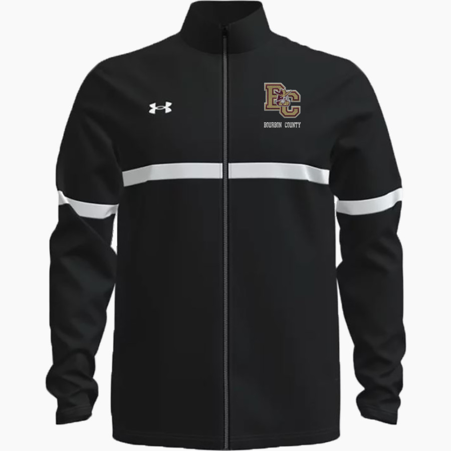 Bourbon County Colonels <span class="pdp-name-mascot">Bourbon County Colonels</span> UA Men's Team Knit Warm-Up Full Zip Jacket