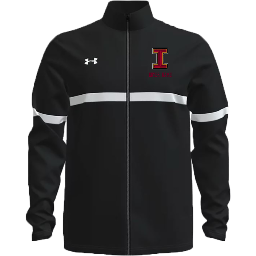 ITHACA HIGH SCHOOL LITTLE RED <span class="pdp-name-mascot">ITHACA LITTLE RED</span> UA Men's Team Knit Warm-Up Full Zip Jacket