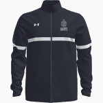 Saint Peter High School SAINTS ONLINE STORE <span class="pdp-name-mascot">Saint Peter Saints</span> UA Men's Team Knit Warm-Up Full Zip Jacket Front Thumbnail