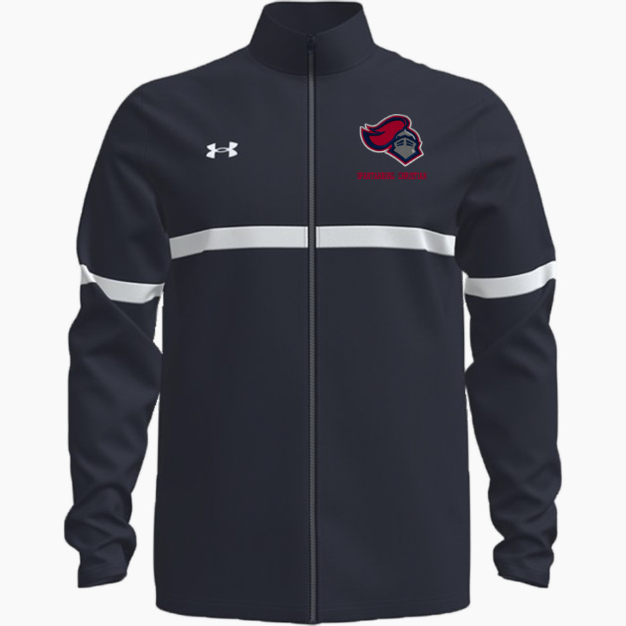 SPARTANBURG CHRISTIAN ACADEMY WARRIORS <span class="pdp-name-mascot">SPARTANBURG WARRIORS</span> UA Men's Team Knit Warm-Up Full Zip Jacket