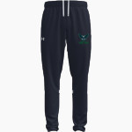 Warren Wilson Owls UA Men's Team Knit Warm-Up Pant Front Thumbnail