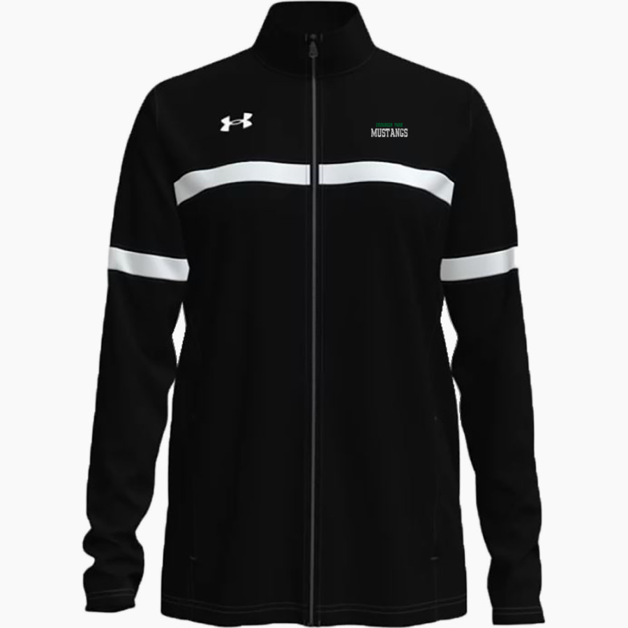 EVERGREEN PARK HIGH SCHOOL MUSTANGS UA Women's Team Knit Warm-Up Full-Zip Jacket